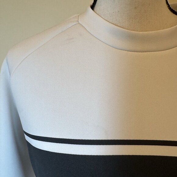The Fifth Women’s Small Sweater Black And White Stripe Oversized - Light Marks - Picture 5 of 16